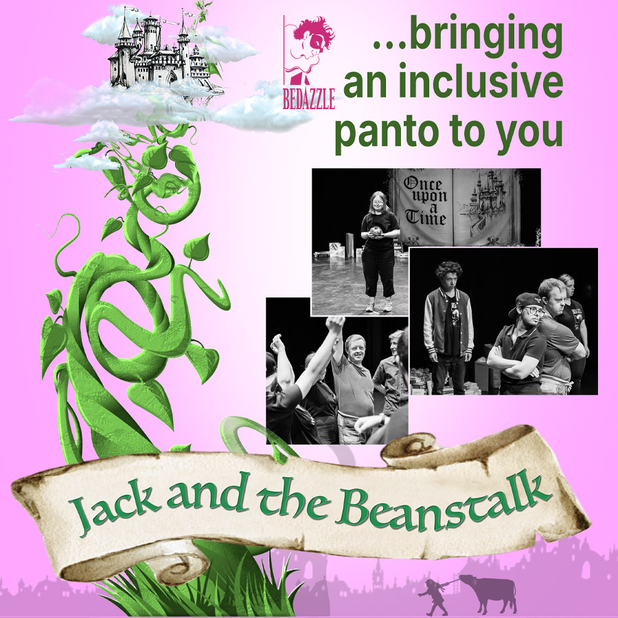 Bedazzle Arts panto production of Jack and the Beanstalk in 2023.